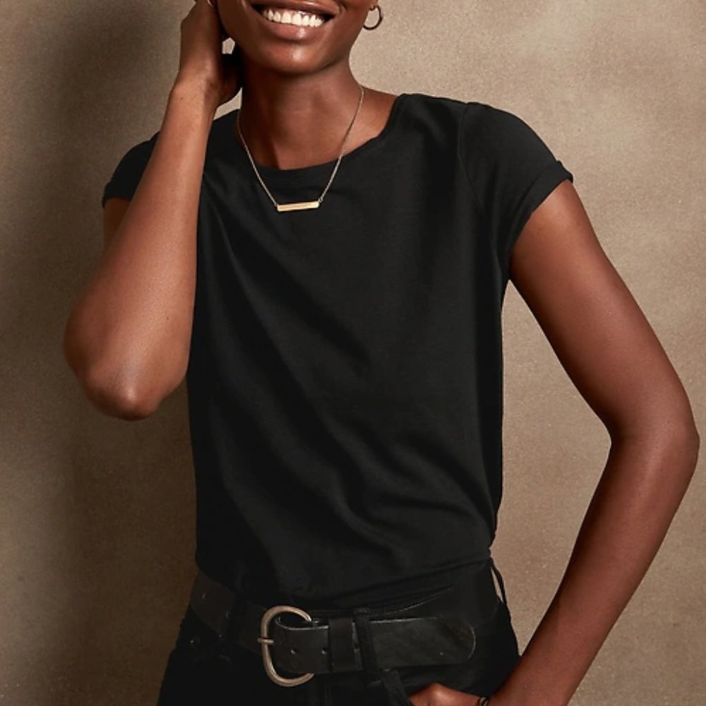 Dark Grey / Black Soft T-shirt